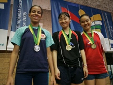 OLIMPÍADAS ESCOLARES - JEBS 2006 - PÓDIO INDIV. FEMININO