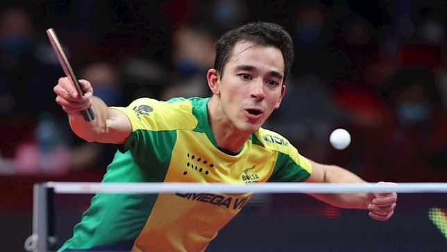 Calderano enfrenta o terceiro chinês em sequência.