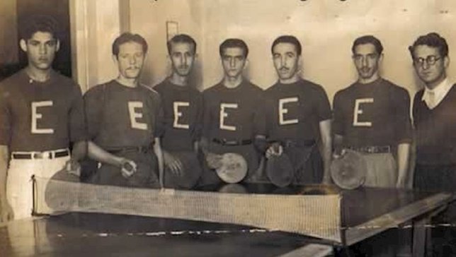 Equipe do Centro dos Estudantes de Santos, em 1940