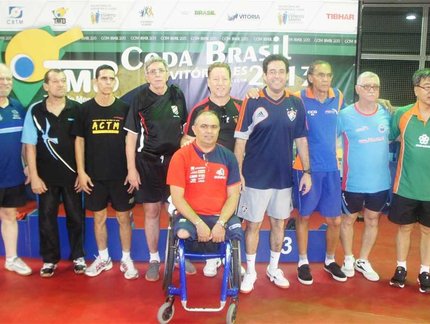 Clima de confraternização e festa marca a competição de veteranos