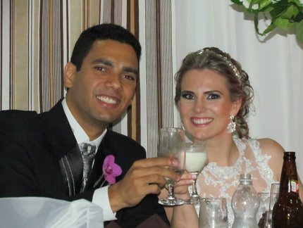 Mesatenistas de Joinville comemoram casamento de técnicos da AJTM