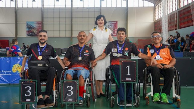 Embaixatriz da China no Brasil marca presença no 2º TMB Distrital, no Distrito Federal