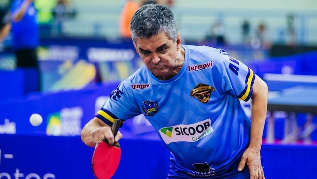 Gilmar Aleixo em ação no veterano 6. Foto: