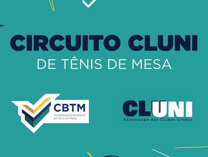 Primeiro Circuito CLUNI de Tênis de Mesa irá reunir mais de 120 atletas no Clube Militar do Rio de Janeiro