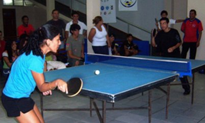 OFICINA DE TÊNIS DE MESA PARA ALUNOS DE ED. FÍSICA