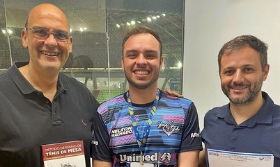 Yara Clube/Academia Nelson Machado/SELJ-Marília entregam relatório das atividades do Polo de Marília para dirigentes da CBTM