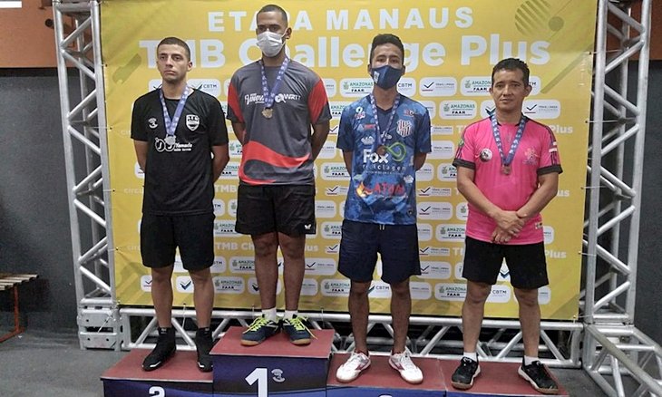Pódio do Rating A Masculino. Foto: Divulgação FTMA