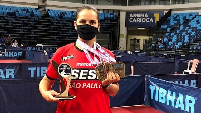 Dani Kikumoto exibe as conquistas no TMB Challenge