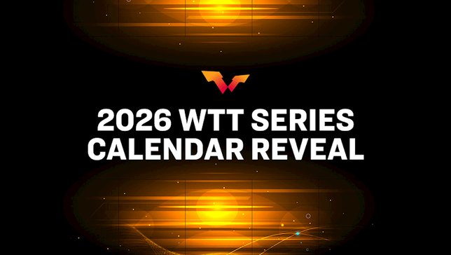 Divulgado o calendário de competições do circuito WTT 2026