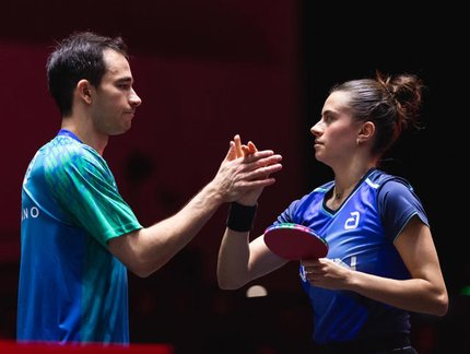 Brasil segue na disputa com dupla mista e Calderano na chave individual no Smash de Singapura