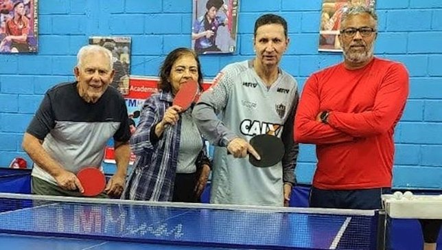 Atletas do projeto para portadores da doença de Pa