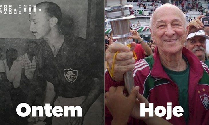 Dagoberto Midosi, em foto da década de 1950 e em e