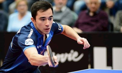 Hugo Calderano vence uma, mas equipe tropeça na liga alemã de tênis de mesa