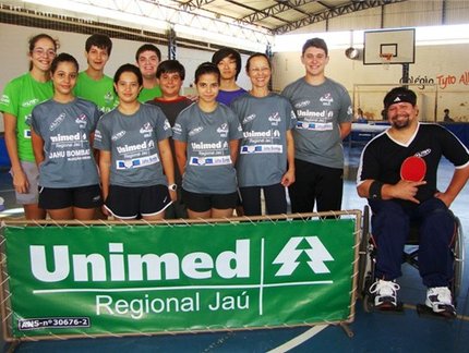 Campeonato amistoso de Tênis de Mesa realizado em Barra Bonita
