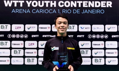 Davi Fujii chega na final e Brasil fica com o vice-campeonato do Sub-17 no WTT Youth Contender do Rio de Janeiro