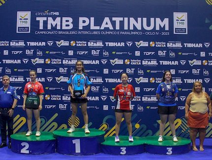 Abigail Araújo é a grande campeã da categoria Sub-15 do TMB Platinum - Campeonato Brasileiro