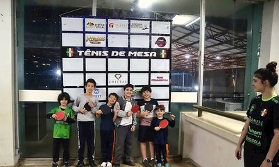 Davi Martins de Souza é Campeão da 3ª Etapa do Ranking do Sub-11 do Tênis de Mesa do Gran São João 2024