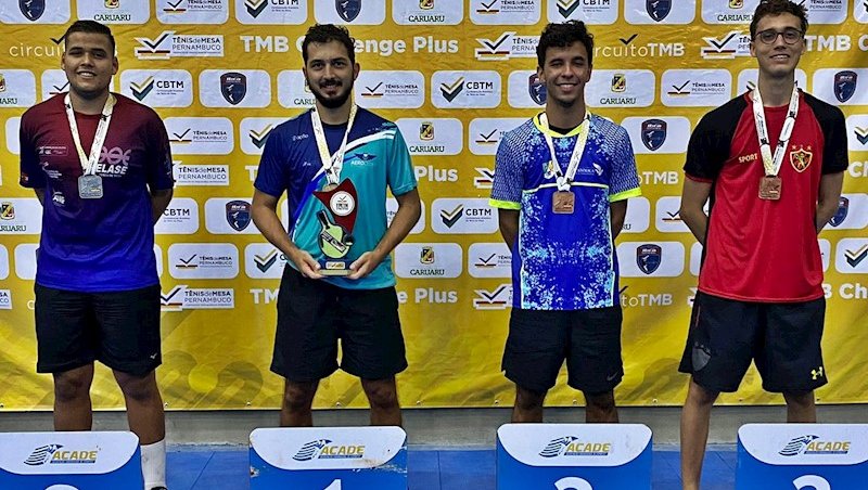 Pódio do Absoluto A Masculino na competição de Car