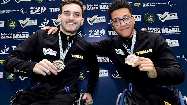 Lucas Arabian e Cadu Moraes foram ao pódio juntos 