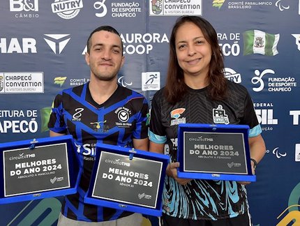 Allan Sarmento e Valesca Maranhão são coroados como os melhores do Ranking Nacional Olímpico 2024
