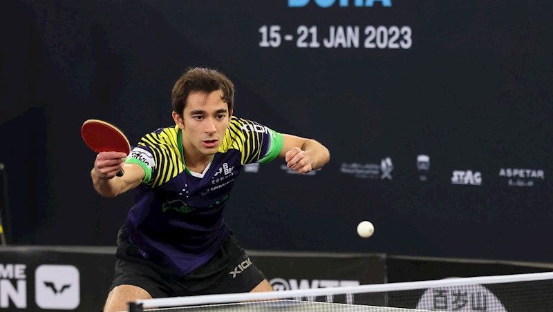 Calderano deixa chineses pelo caminho e está na final do WTT de Doha