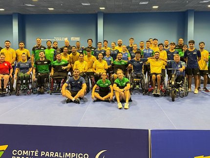 Atletas convocados participam de treinamento preparatório para o ITTF World Para Challenger no CPB