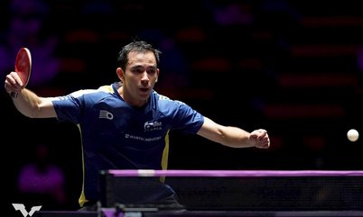 Em jogo mil da carreira, Hugo Calderano é vice-campeão do WTT Champions Macau