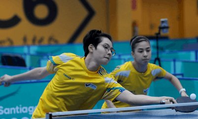 Atletas brasileiros se destacam nos jogos de duplas mistas sub-19 no WTT Youth Contender Santiago