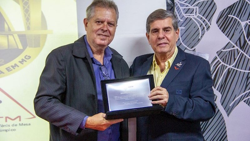 Renato Belisário (esq.) e Alaor Azevedo (dir.) na 
