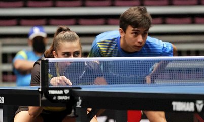 Dupla Takahashi/Ishiy termina em terceira posição inédita e Calderano vai às quartas no WTT Contender da Tunísia
