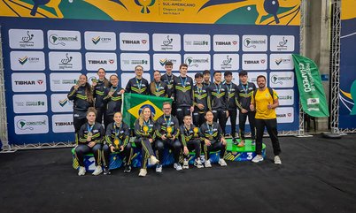 Quatro categorias, quatro títulos: Brasil encerra as disputas por equipes com campanha perfeita no Sul-Americano Sub-15 e Sub-19