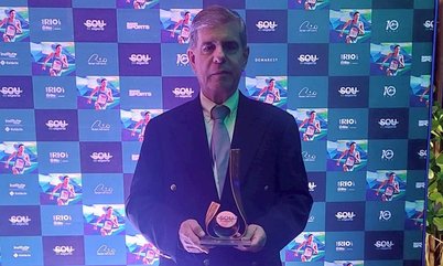 CBTM recebe o oitavo troféu consecutivo do Prêmio Sou do Esporte por suas boas práticas de governança