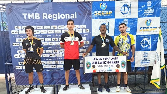 Domínio total: equipe de tênis de mesa do Galpão T.T brilha na 1ª Etapa do TMB Regional