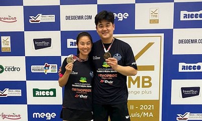 Casal campeão! Cazuo Matsumoto e Jessica Yamada vencem os Absolutos no TMB Challenge Plus do Maranhão