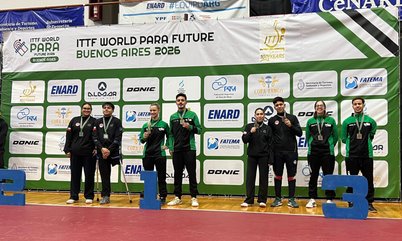 Brasil conquista oito medalhas nas disputas de duplas e encerra participação no ITTF Para Future Buenos Aires 2026