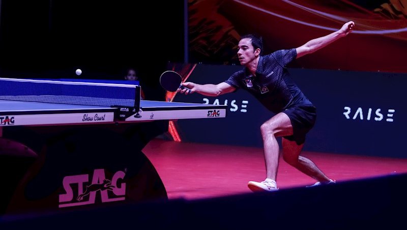 Hugo Calderano está nas oitavas de final do WTT Co
