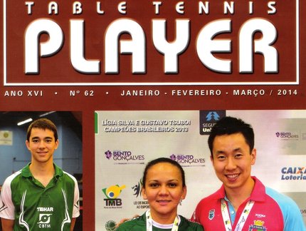 Tênis de Mesa de Dracena é destaque na edição da revista Table Tennis