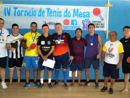 PELOS ESTADOS - Torneio entre bancários busca novos atletas para o tênis de mesa do Piauí