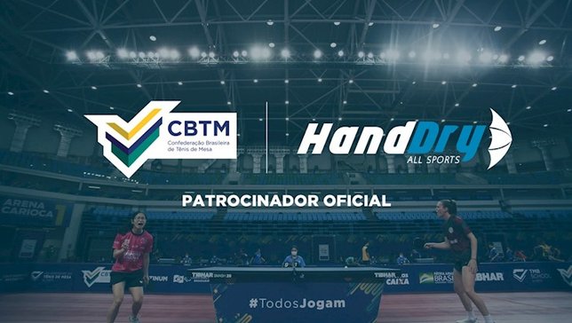 CBTM e Hand Dry fecham acordo de patrocínio para o tênis de mesa brasileiro