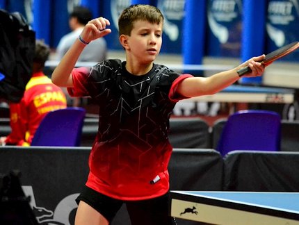 Flávio Coelho é medalhista de bronze no WTT Youth Contender de Lignano