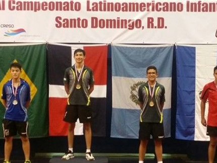 Latino-Americano infantil: Brasil é campeão individual e de duplas no masculino
