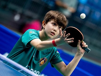 Jovem talento do tênis de mesa, Flávio Coelho quer brilhar agora diante da torcida no WTT Youth Contender