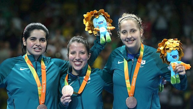 Bruna Alexandre, Jennyfer Parinos e Danielle Rauen