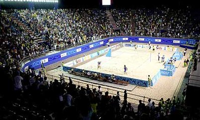 ARENA DE COPACABANA PRONTA PARA O PAN