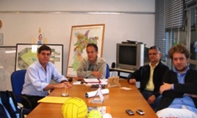 PRESIDENTE ALAOR SE REÚNE COM SECRETÁRIO DE ESPORTES DE SÃO PAULO