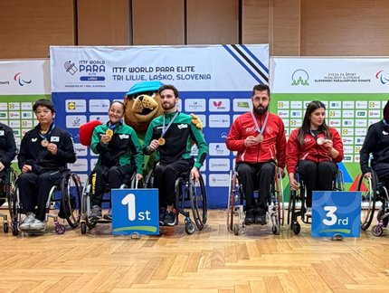 Brasil encerra ITTF World Para Elite Laško 2026 com oito medalhas nas disputas de duplas