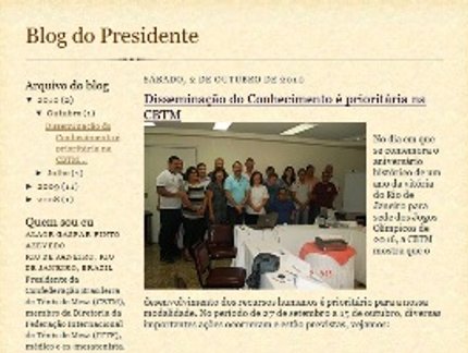CONFIRA O NOVO POST DO BLOG DO PRESIDENTE
