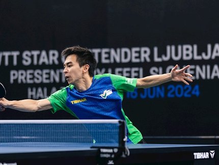 Após duas vitórias, Vitor Ishiy é superado por top 50 e fica a um jogo da fase principal do WTT Star Contender Ljubljana