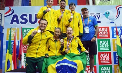 Mesa-tenistas do Brasil conquistam dois títulos de equipes no Campeonato Sul-Americano Escolar
