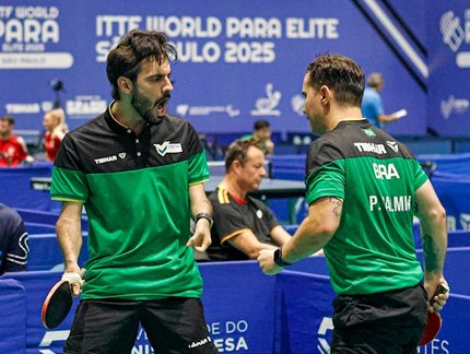 Atletas do tênis de mesa paralímpico retomam atividades no CPB